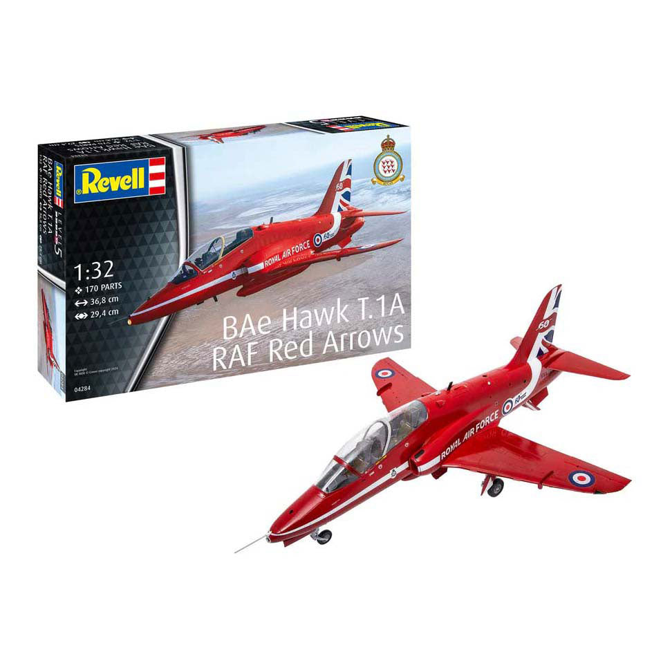 Model Revell - bae hawk t.1a - czerwone strzałki 1:32 - 170szt.