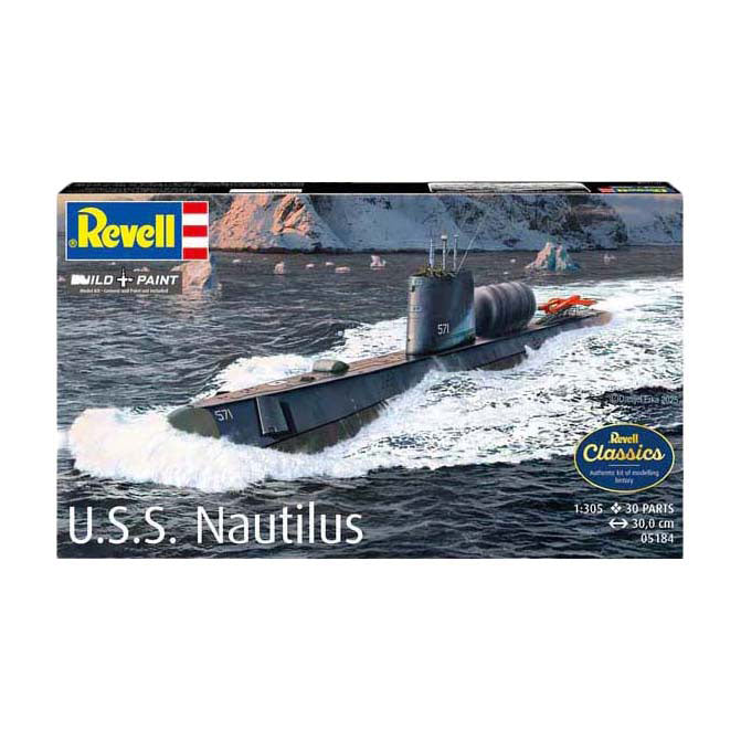 Zestaw modeli Revell - U.S.S. nautilus 1:305 - 30szt.