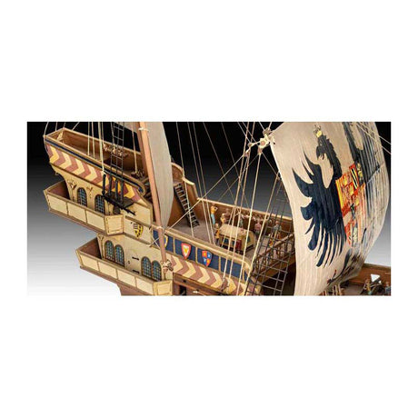Zestaw do sklejania firmy Revell - hiszpański galeon 1:96 - 306 elementów.