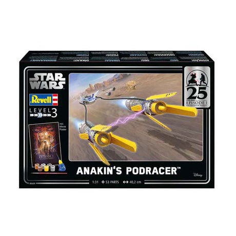 Zestaw do sklejania Revell Star Wars - ścigacz Anakina 1:31 - 53 elementy.