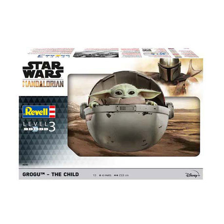 Zestaw do modelarstwa Revell Star Wars - Grogu Dziecko Mandalorianin 1:3 - 43 elementy.