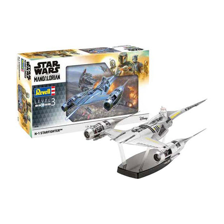 Zestaw do sklejania Revell Star Wars - n1 Starfighter Mandalorian 1:24 - 77 elementów.