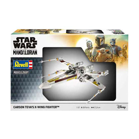 Zestaw do sklejania Revell Star Wars - Mandalorian: x-wing of Carson Teva 1:57 - 38 sztuk.