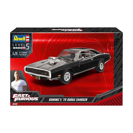 Zestaw do sklejania Revell Fast Furious - Dominics 1970 Dodge Charger 1:25 - 117szt.