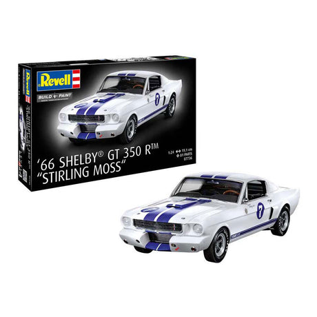 Zestaw do sklejania Revell - 1966 Shelby GT 350 R Stirling Moss 1:24 - 81 szt.