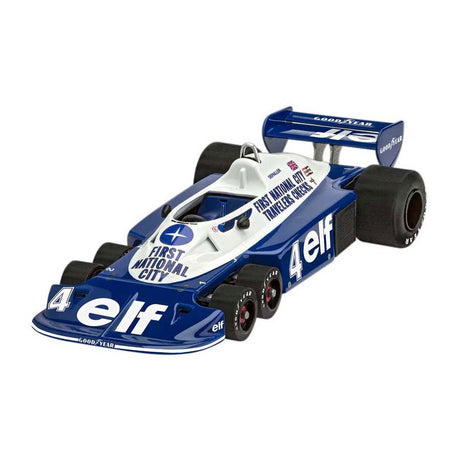 Revell zestaw modeli do składania pojazdów wojskowych - 07741 tyrrell p34 2 - 6-kołowy - plastikowy samochód Formuły 1 - 1:32 - modelarstwo
