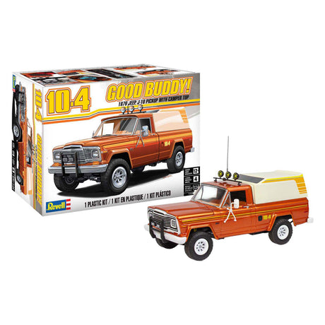 Zestaw modelarski firmy Revell - pickup jeep j-10 z 1979 r. z dachem do kampera 1:24 -