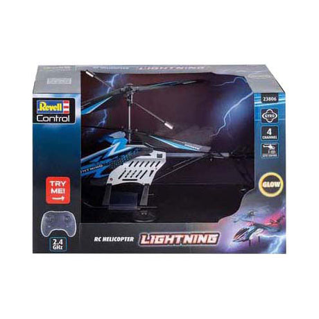 Helikopter sterowany RC firmy Revell ze światłami