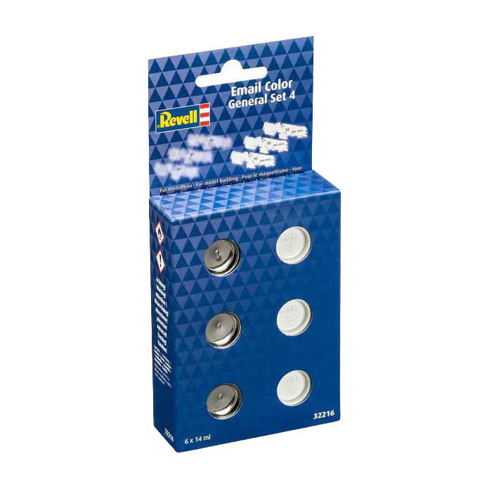 Podstawowy zestaw farb emaliowych Revell mat i połysk - 6x14ml