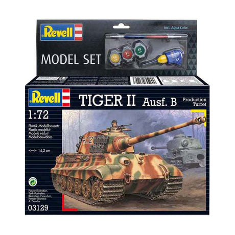 Zestaw do modelowania firmy Revell - tygrys ii ausf. b 1:72 - 144 szt.