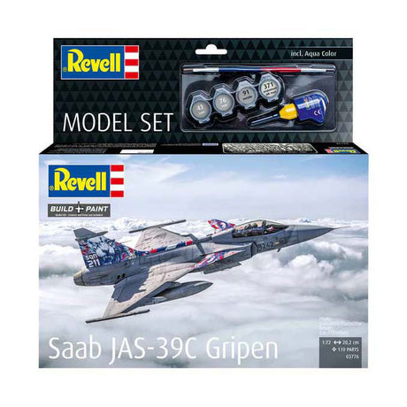 Zestaw do sklejania Revell - Saab Jas-39c Grien 1:72 - 110 szt.