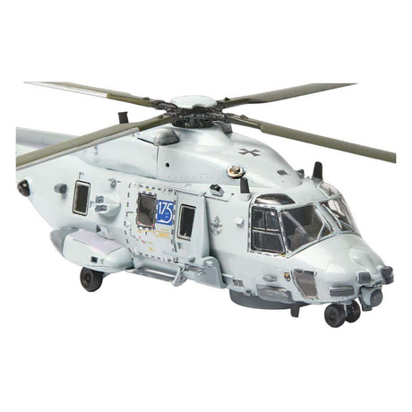 Zestaw do modelowania Revell - nh90 nfh granatowy 1:72 - zawiera. Podstawowe kolory farb w kolorze aqua