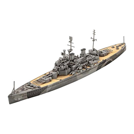 Zestaw do budowania modelu Revell - pancernik hms duke of york 1:1200 - 45 elementów.