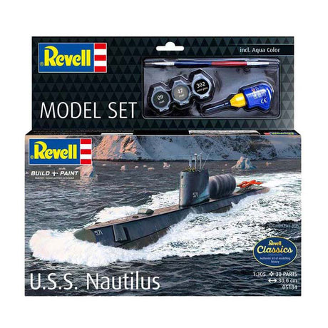 Zestaw modeli Revell - U.S.S. nautilus 1:305 - 30szt.