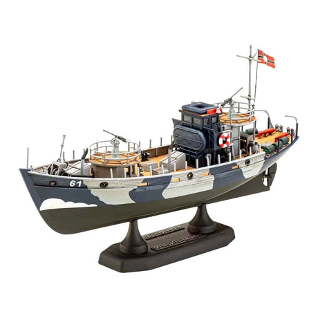 Zestaw do sklejania firmy Revell - kfk (kriegsfischkutter) 1:144 - 102 szt.