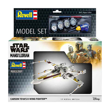 Zestaw do sklejania firmy Revell - Mandalorian: x-wing of Carson Tevi 1:57 - 38 elementów.