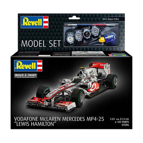Zestaw modelarski Revell - vodafone mclaren mercedes mp4-25 l. Hamilton 1:24 - 103 szt.