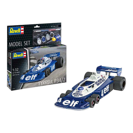 Zestaw do modelowania Revell - tyrrel p34 2 1:32 - 105 szt. - m.in. podstawowe kolory farb