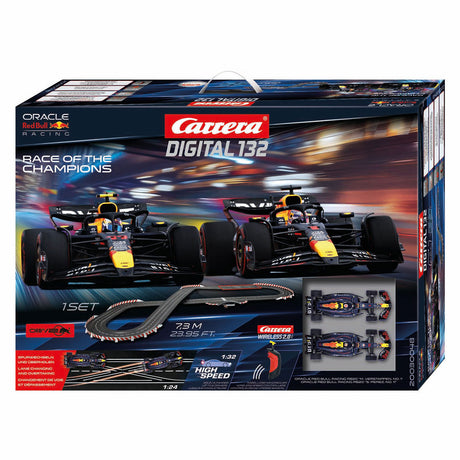 Wyścig mistrzów Carrera - tor wyścigowy cyfrowy 132 - rb20 m. Verstappen S. perez