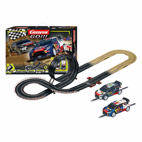 Carrera, idź!!! super rajd - tor wyścigowy z 2 samochodami - 1:43