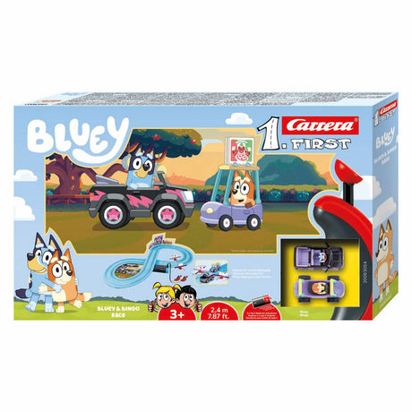 Pierwszy tor wyścigowy Carrera – wyścig bluey bingo 2,4 m