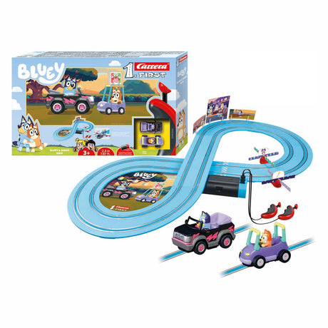 Pierwszy tor wyścigowy Carrera – wyścig bluey bingo 2,4 m