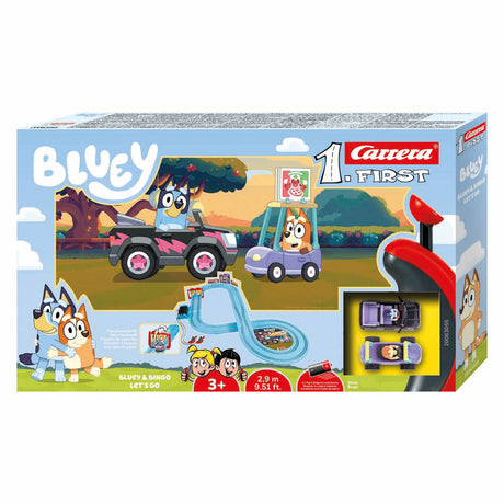 Pierwszy tor wyścigowy Carrera - bluey vs. bingo 2,9m