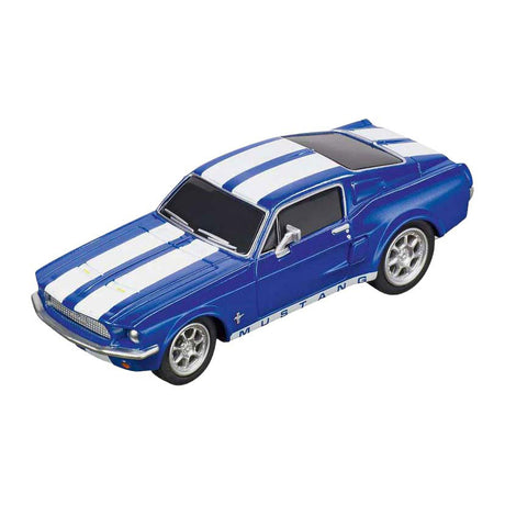 Carrera ford mustang '67 - wyścigowy niebieski 1:43