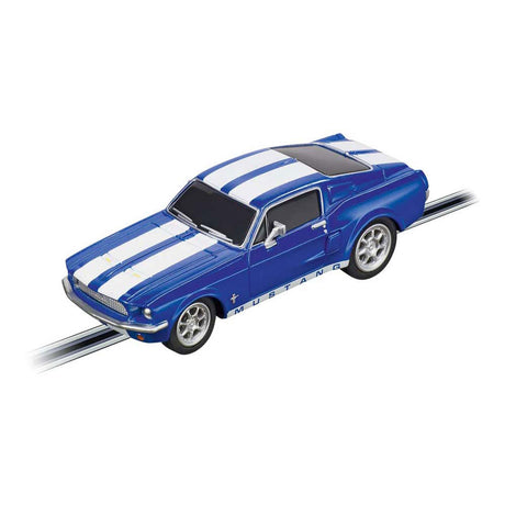 Carrera ford mustang '67 - wyścigowy niebieski 1:43