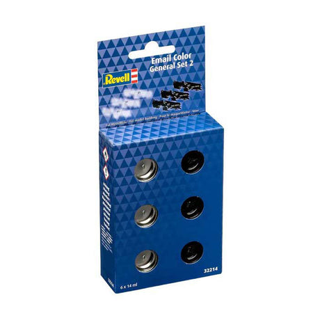 Zestaw farb emaliowych Revell podstawowy zestaw błyszczący - 6x14ml