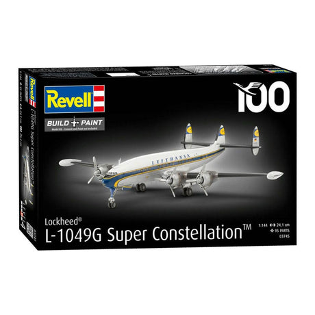 Zestaw do sklejania Revell Lockheed l.1049g Super Constellation Lufthansa 1:144 - 95szt.