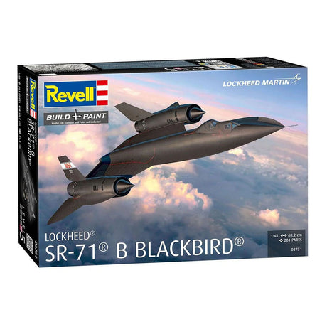 Zestaw do sklejania Revell Lockheed SR-71b Blackbird 1:48 - 201szt