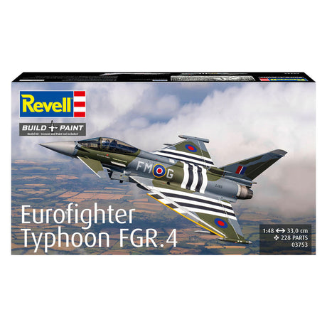 Zestaw do sklejania Revell Eurofighter Typhoon fgr.4 1:48 - 228 elementów.