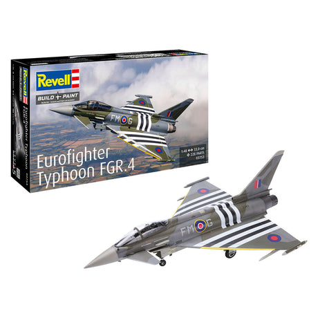 Zestaw do sklejania Revell Eurofighter Typhoon fgr.4 1:48 - 228 elementów.