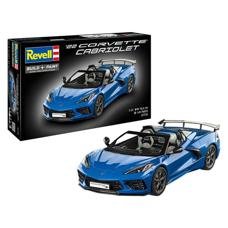 Zestaw do sklejania Revell Corvette C8 kabriolet 1:25 - 149szt.
