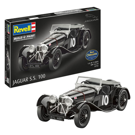 Zestaw do sklejania Revell Jaguar SS 100 1:32 - 71 szt.