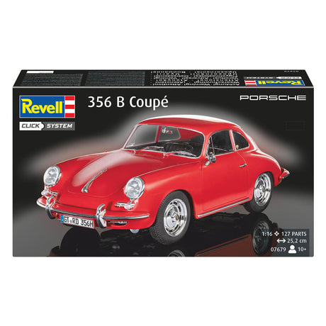 Revell modelbouwpakket porsche 356b coup click system 1:16 - 127dlg.