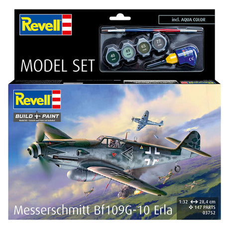 Zestaw modelarski Revell Zestaw modeli messerschmitt bf109g-10 erla 1:32 - 147szt.
