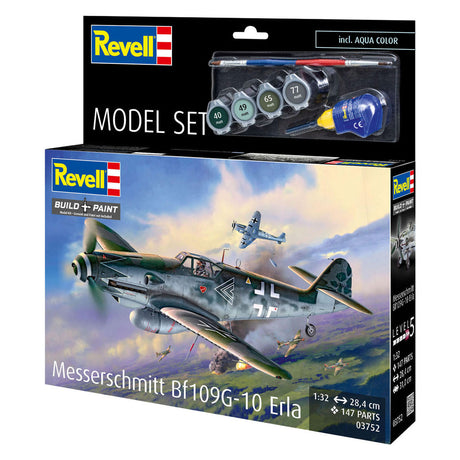Zestaw modelarski Revell Zestaw modeli messerschmitt bf109g-10 erla 1:32 - 147szt.
