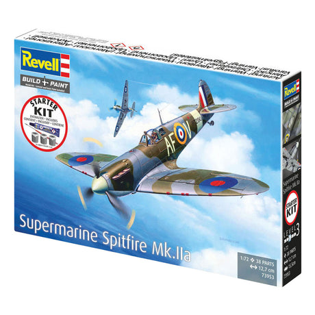 Zestaw startowy Revell Spitfire mk.iia 1:72 - 38szt.