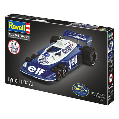 Zestaw modelarski Revell zestaw startowy tyrrell p34 2 6-kołowy 1:32 - 105 szt.