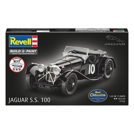 Zestaw startowy Revell do modelu Jaguar SS 100 1:32 - 75 szt.