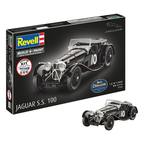 Zestaw startowy Revell do modelu Jaguar SS 100 1:32 - 75 szt.