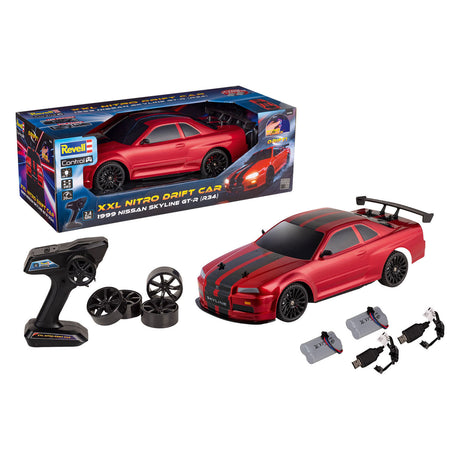 Revell rc 2,4ghz xxl high speed car nissan skyline 1:10