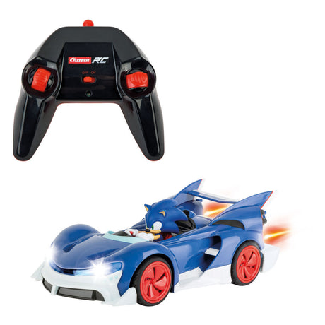 Carrera rc 2,4ghz team sonic racing - dźwięk, wersja performance - 1:18