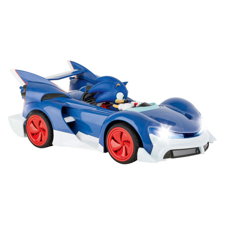 Carrera rc 2,4ghz team sonic racing - dźwięk, wersja performance - 1:18