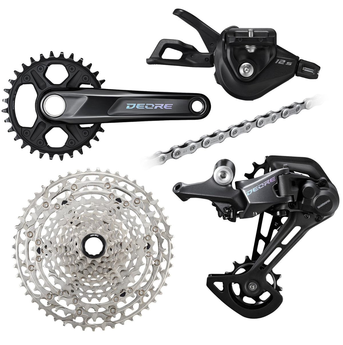 Zestaw grupy Shimano Deore MTB 1x12 Complete