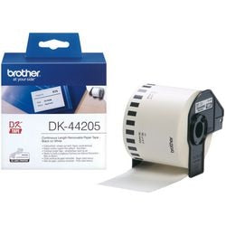 Taśma listowa dk44205 Brother 64mmx30,48mtr samoprzylepna biała