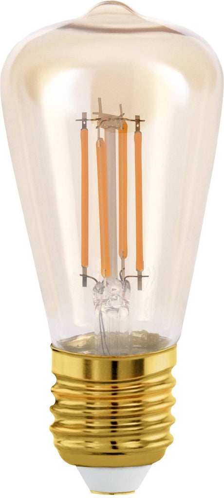 Lampa LED Eglo - ø 4,8 cm - E27 - bursztynowa