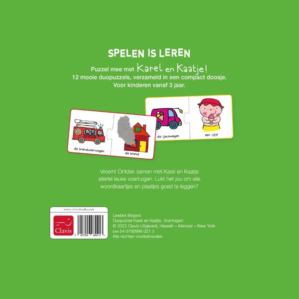 Puzzle duetu Karel i Kaatje. 2+